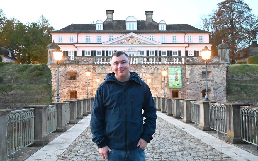 Jan Pregler, Masterstudent an der TH Aschaffenburg, in Bad Pyrmont