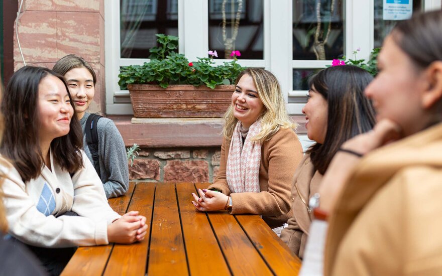 Exchange students in Miltenberg