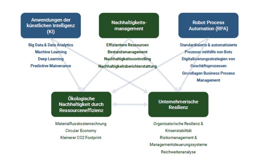 Schaubild Forschungsprojekt Nareroki Mindmap in grün und blau