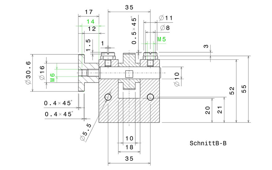 Ein 3D-Modell aus einem CAD Programm.